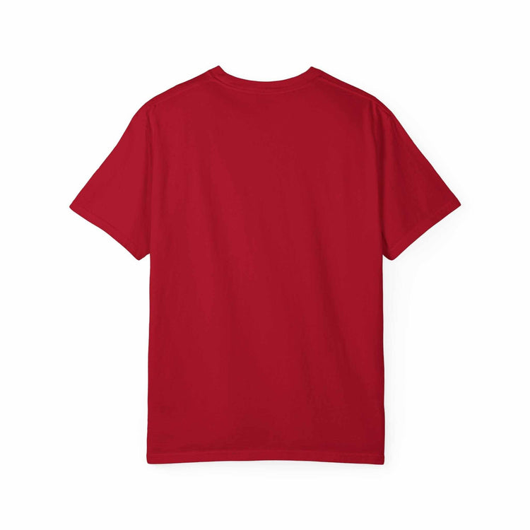 Funny cartoon unisex garment-dyed casual fashion t-shirt in vibrant colors