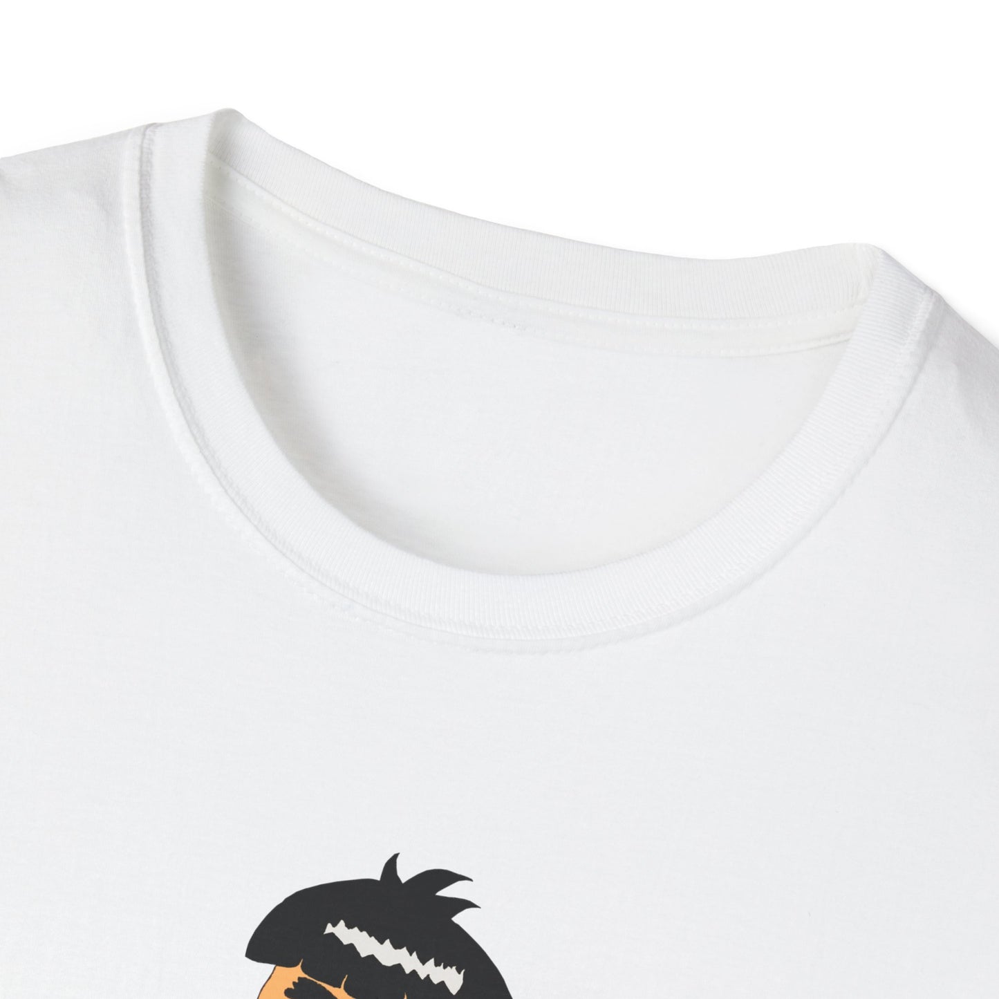 Cartoon Big Guy Eating Ramen T-Shirt | Funny Noodle Bowl Illustration