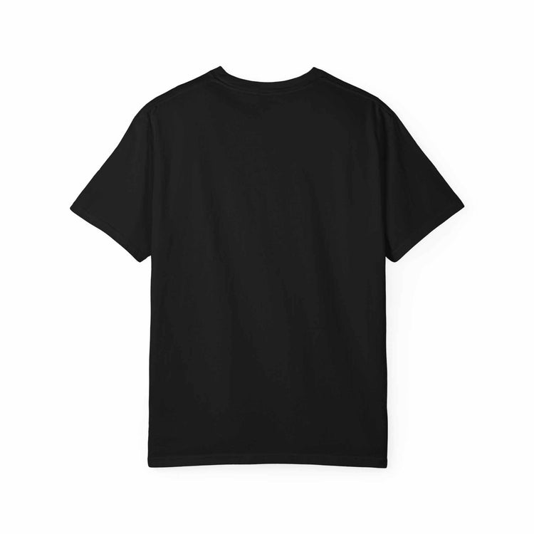 Funny cartoon unisex garment-dyed casual fashion t-shirt in vibrant colors