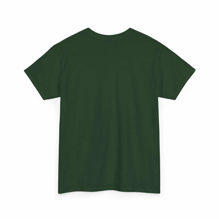 Bright green orc fantasy art printed on a durable medium-weight cotton T-shirt with ribbed collar and tear-away label