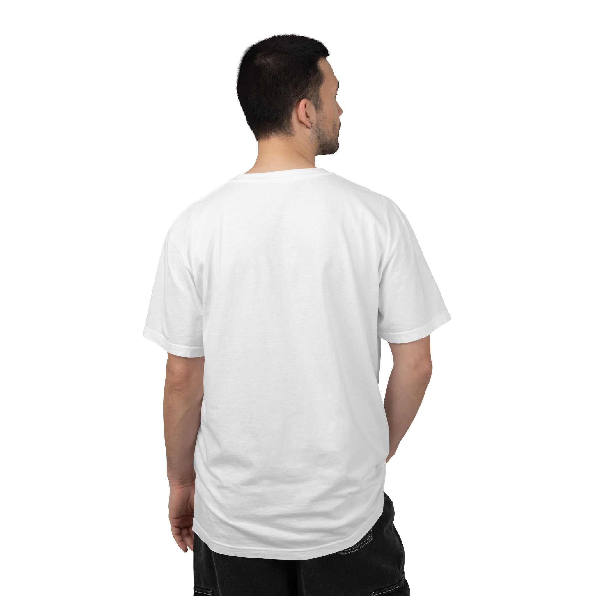 Relaxed fit T-shirt featuring vibrant anime pink-haired girl portrait on plush cotton fabric