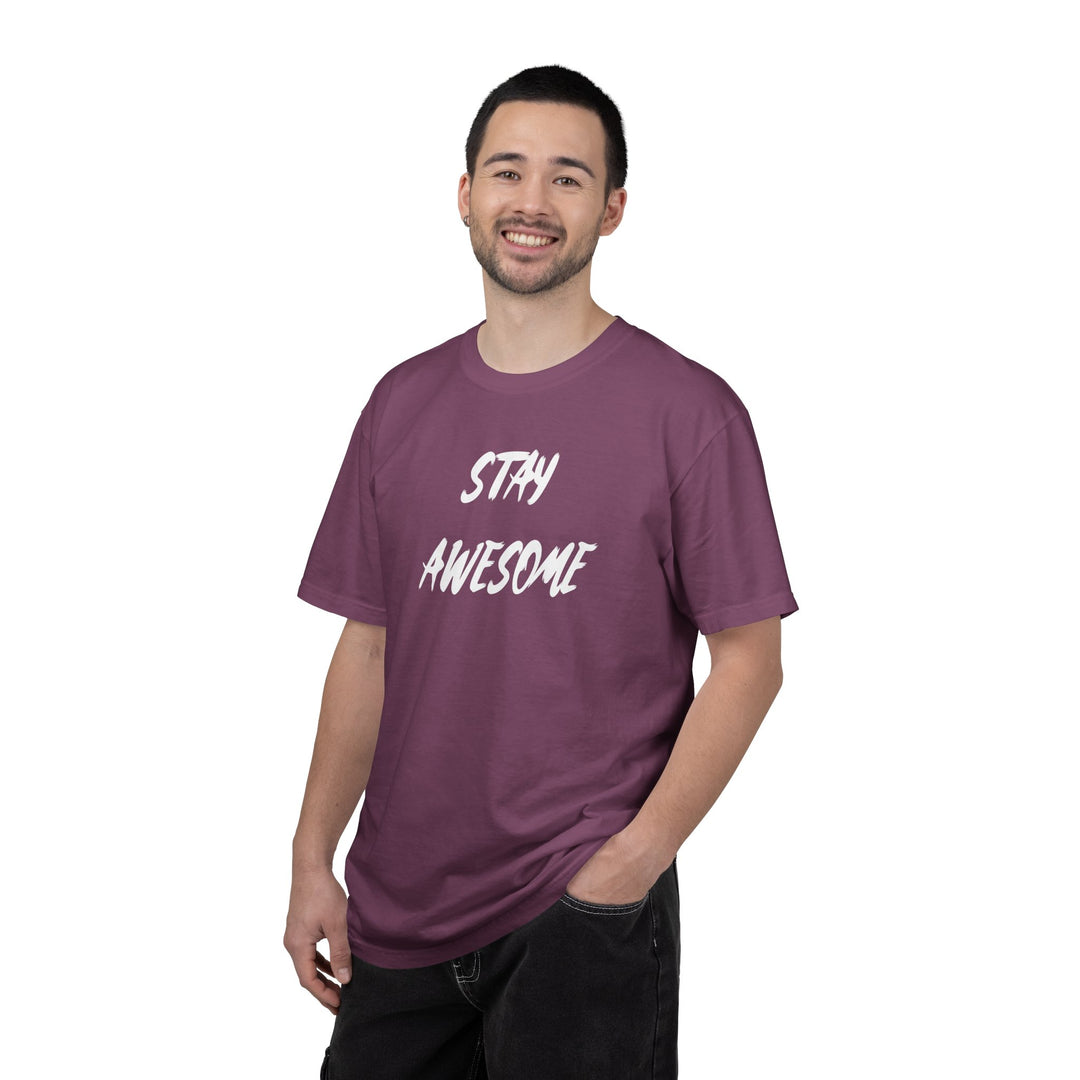 Stay Awesome Graphic T-Shirt — Motivational Casual Tee